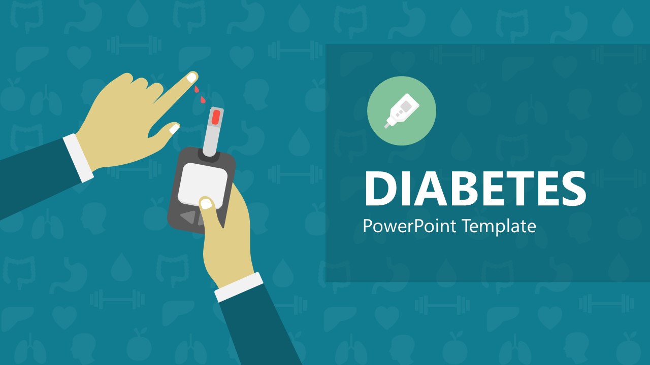 Diabetes PowerPoint Template SlideModel