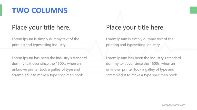 Two Columns Comparison Template - SlideModel