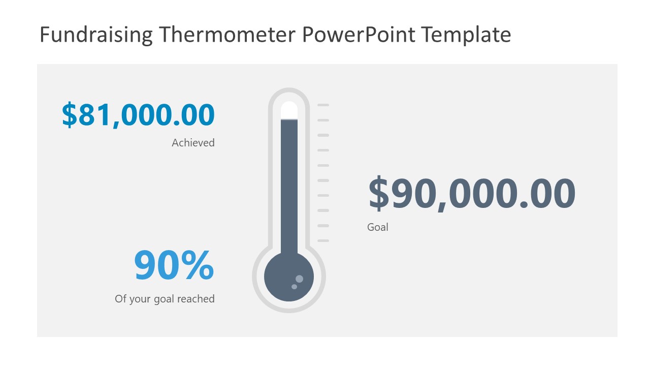 horizontal goal thermometer