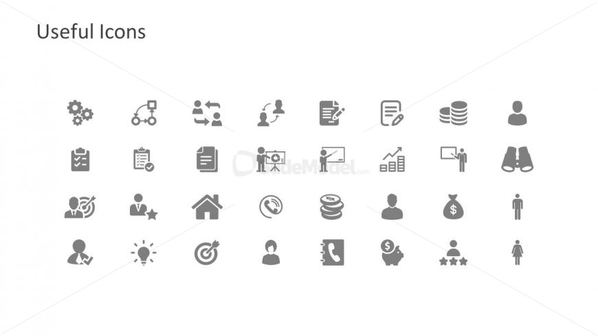 Infographic Icons for Business Concepts