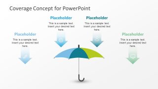 3 Segment PowerPoint Umbrella