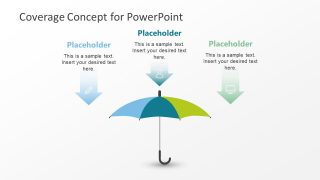 Infographic 3 Step Umbrella Concept