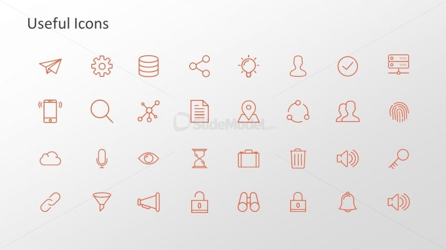 Infographics Icons Trend Chart