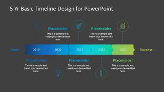 PowerPoint Timeline Diagram Layout 