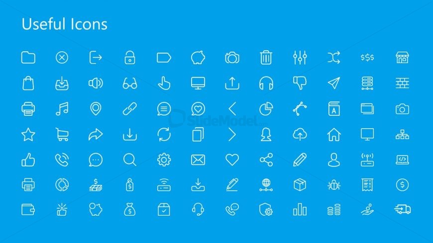 PowerPoint Slide of Useful Icons