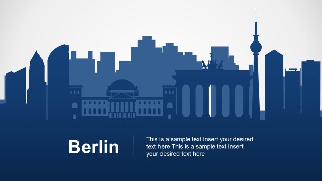 Berlin PowerPoint Map