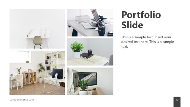 Minimalist Template Portfolio Design