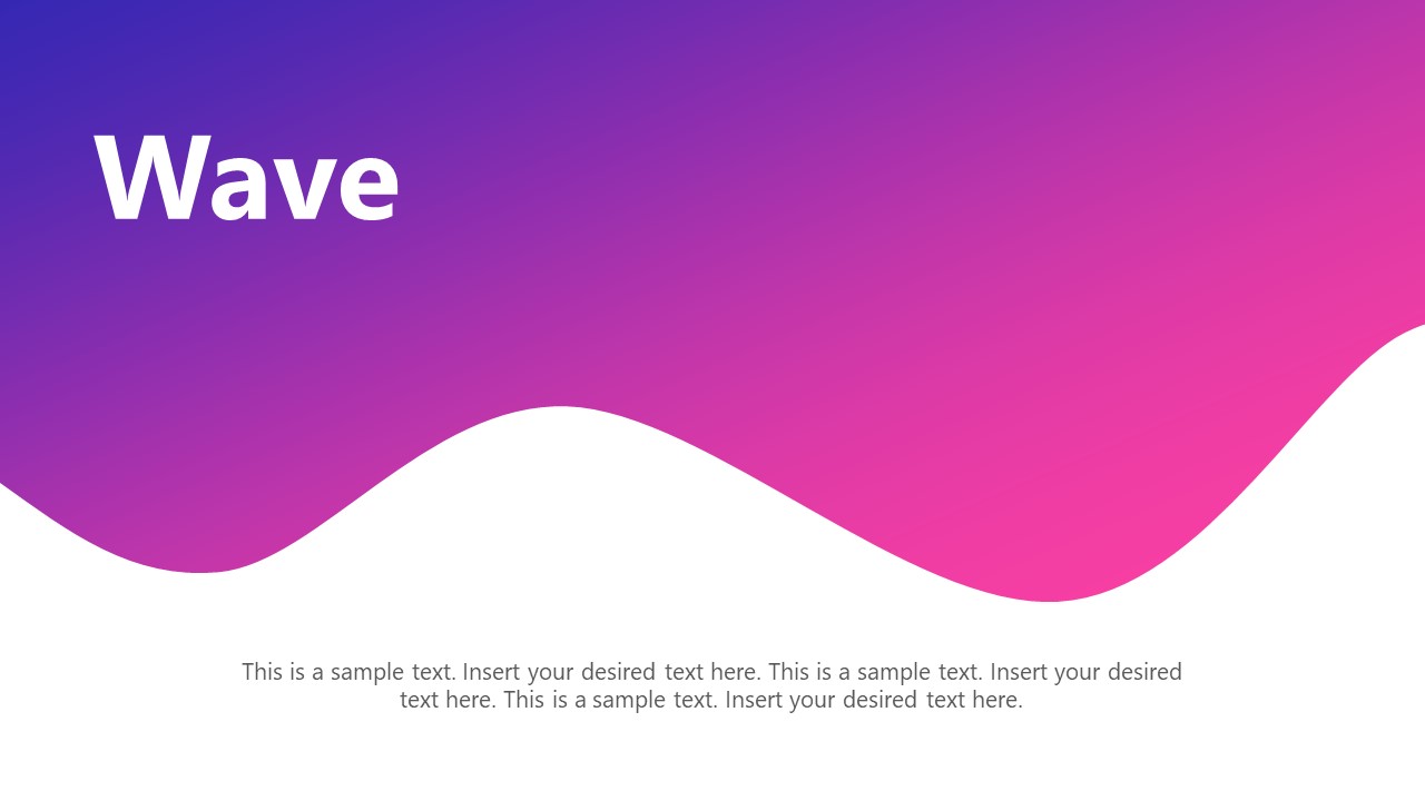 Waves PowerPoint Template Design