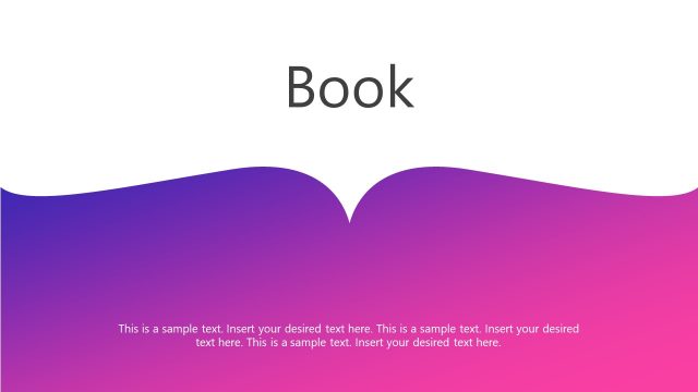 Book Shape Gradient PowerPoint