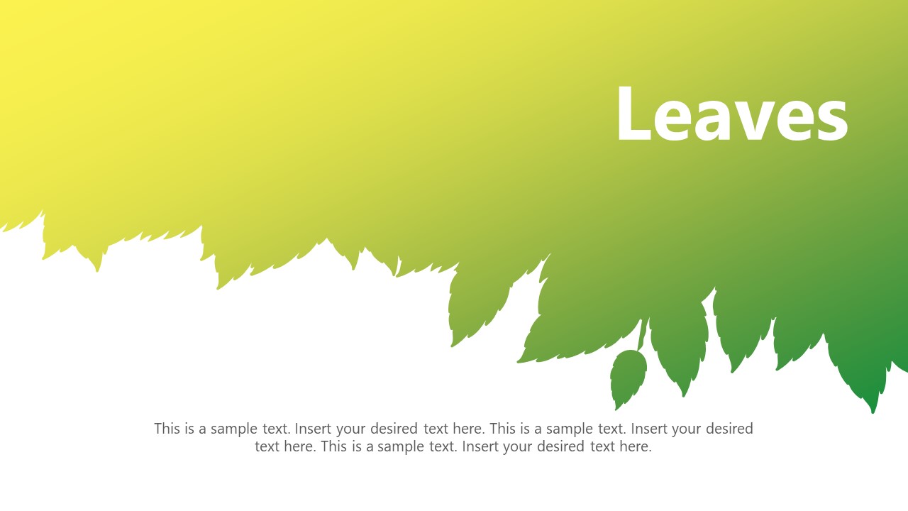 powerpoint backgrounds leaves