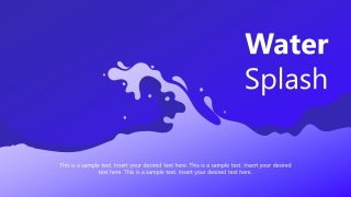 Background of Water Splash 