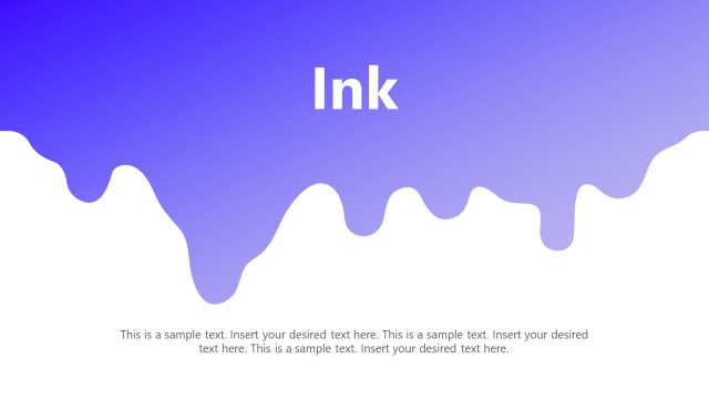 Ink PowerPoint Background Graphics