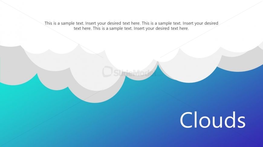 Template of Cloud Backgrounds