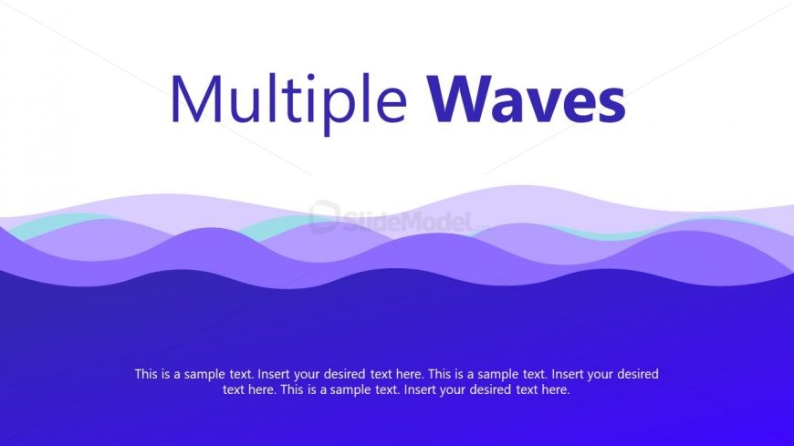 Waves Style PowerPoint Background