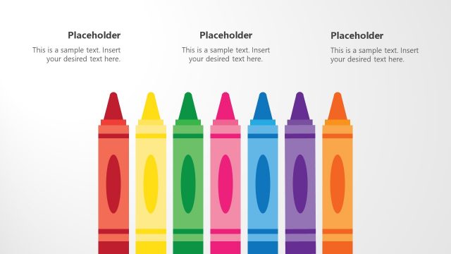 7 Crayon Clipart PowerPoint Template