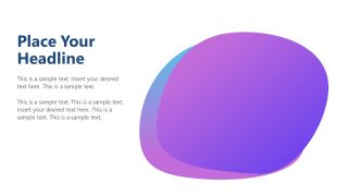 Slide of Gradient Round Shape PPT