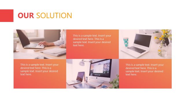Three Segments PowerPoint Design Solutions