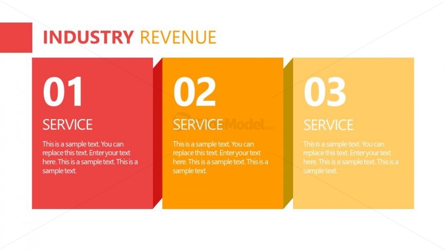 PowerPoint Layout for Industry Revenue 