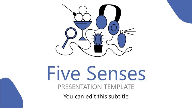 5 Senses PowerPoint Template