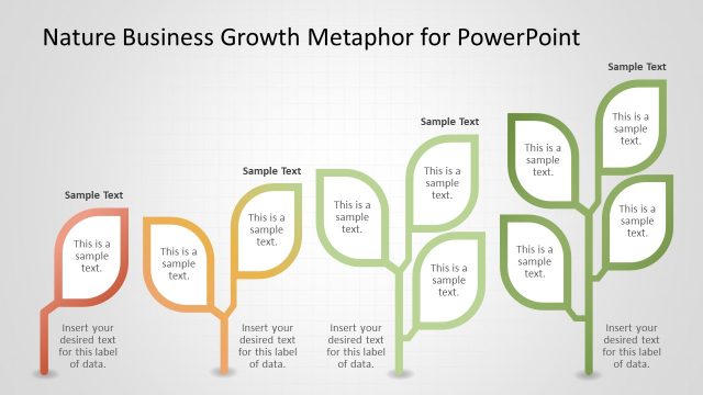 Growth Tree Metaphor PowerPoint Timeline
