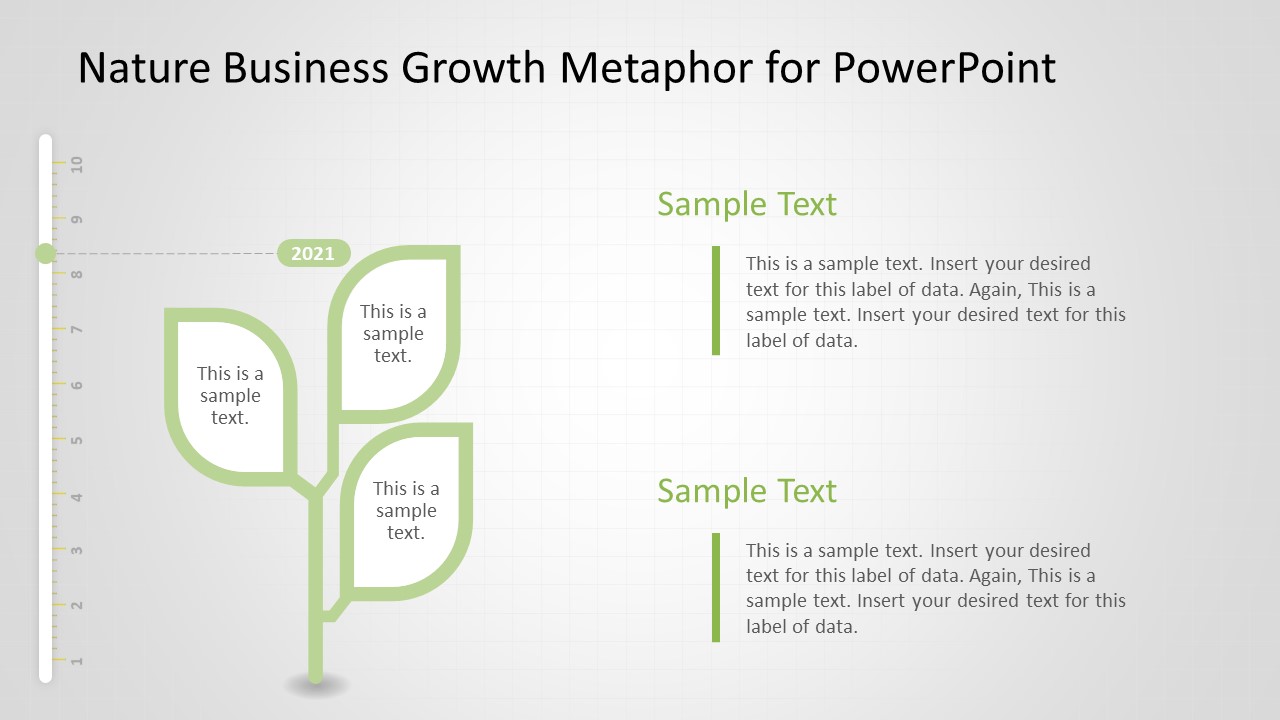 Growth Tree Metaphor PowerPoint Timeline - SlideModel