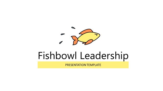 Fishbowl Leadership PowerPoint Template