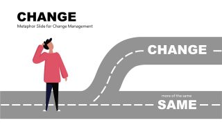 PowerPoint Change Management Metaphor Roadmap