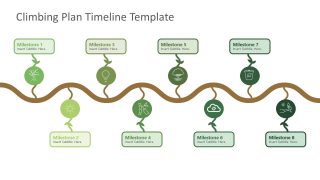 Editable PPT Growth Timeline Concept Diagram