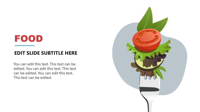 Food Description Slide – Weight Management Template