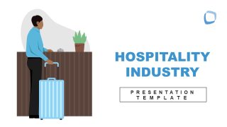 Hospitality Industry Template with Human Illustration