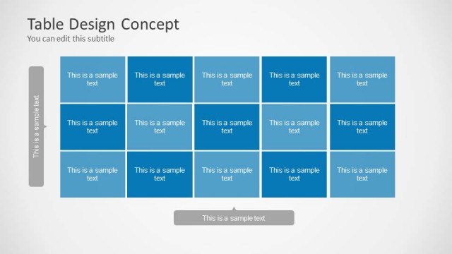 Table Design Concept for PowerPoint