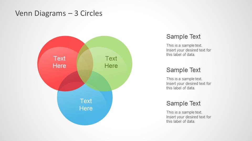 Circle diagram. Круги Эйлера POWERPOINT. Colorful diagram with 5 Section.