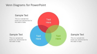 Simple Venn Diagram Slide Design for PowerPoint