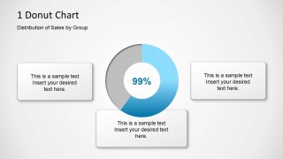 1 Donut Chart Slide Design for PowerPoint