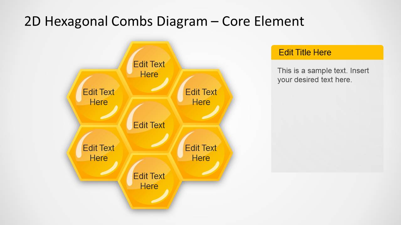 Hexagonal Combs Diagrams Template For Powerpoint Slidemodel