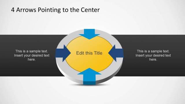 4 Arrows Diagram Template for PowerPoint