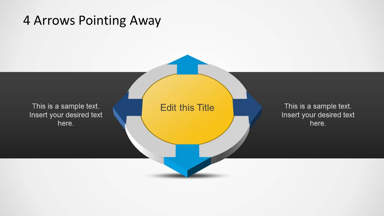 4 Arrows Diagram Template for PowerPoint - SlideModel