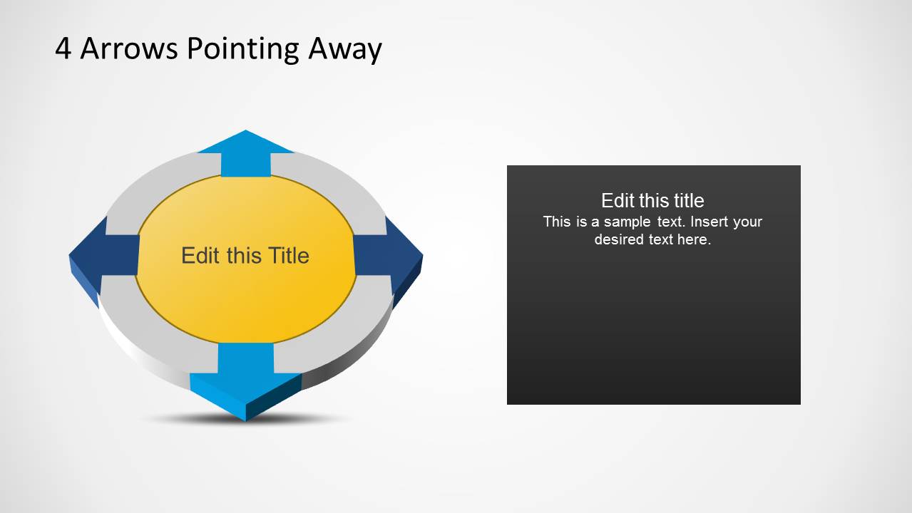 4 Arrows Diagram Template for PowerPoint - SlideModel