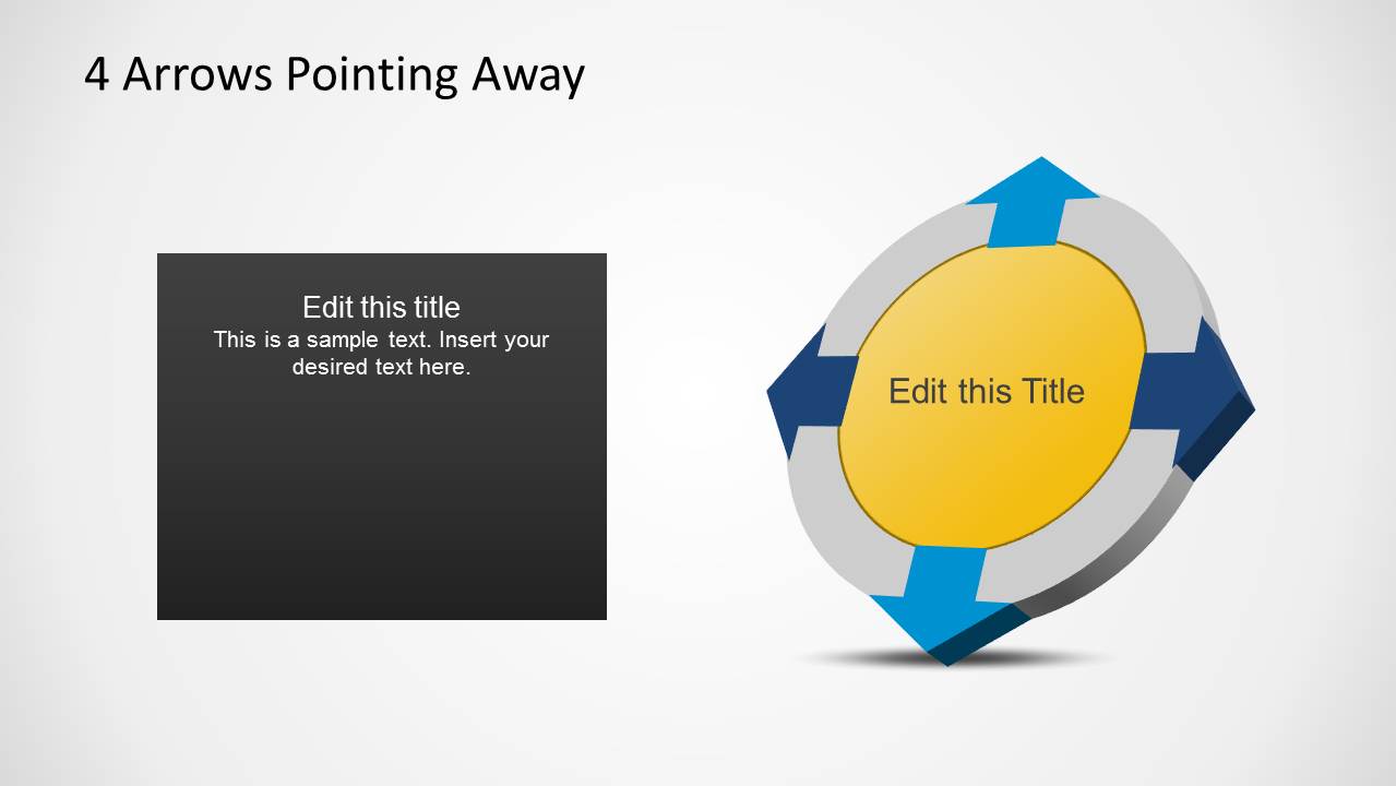 4 Arrows Diagram Template for PowerPoint - SlideModel