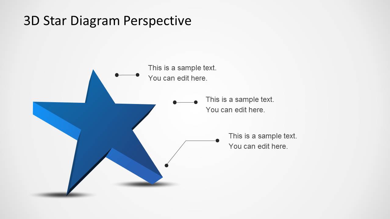 3D Star Diagram Template for PowerPoint - SlideModel