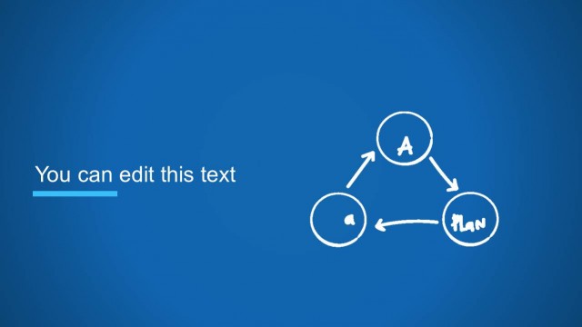 Hand-Drawn Plan Diagram Picture for PowerPoint