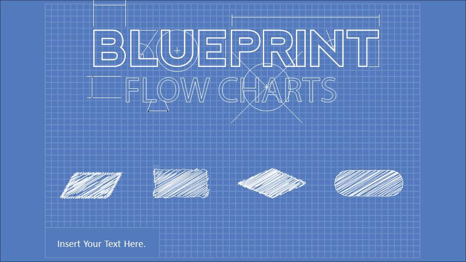 Blueprint Flowchart PowerPoint Diagram SlideModel Blueprint Flowchart PowerPoint Diagram SlideModel