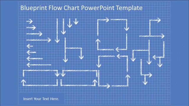 PowerPoint Blueprint Flowchart Connectors