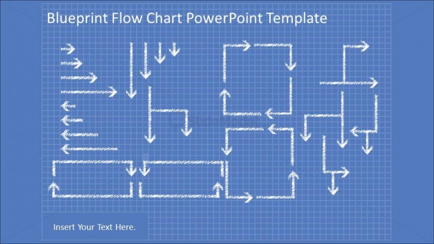 Collection of PowerPoint Flowchart hand drawn connectors