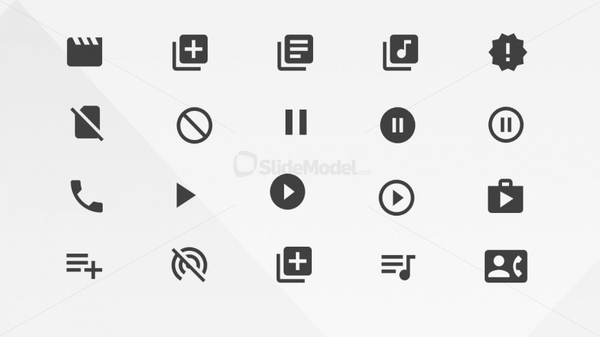 PowerPoint Icons AV from Google Materials Resources