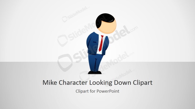 Mike Male Cartoon Clipart Looking Down