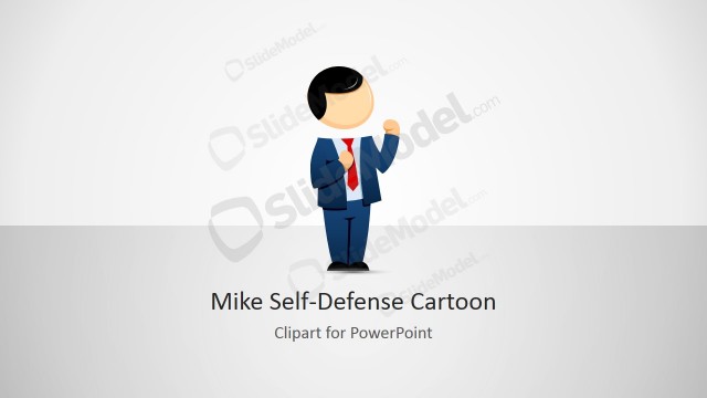 Mike Male Cartoon Self-Defense Clipart
