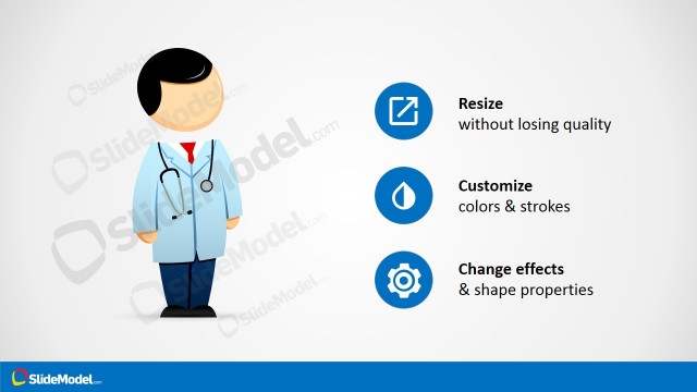 Healthcare Cartoon Illustration for PowerPoint