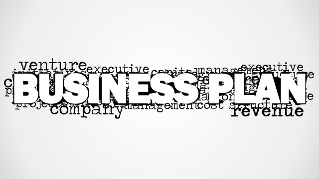 Business Plan Word Cloud Picture for PowerPoint