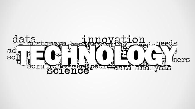 Technology Word Cloud Picture for PowerPoint